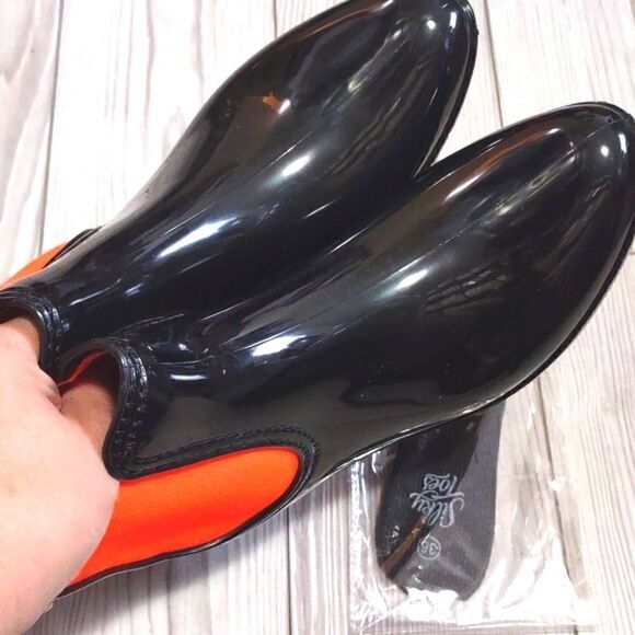 (80-1494) Silky Toes Women's Rain Boot Sz 36 (5-6) - Picture 3 of 10